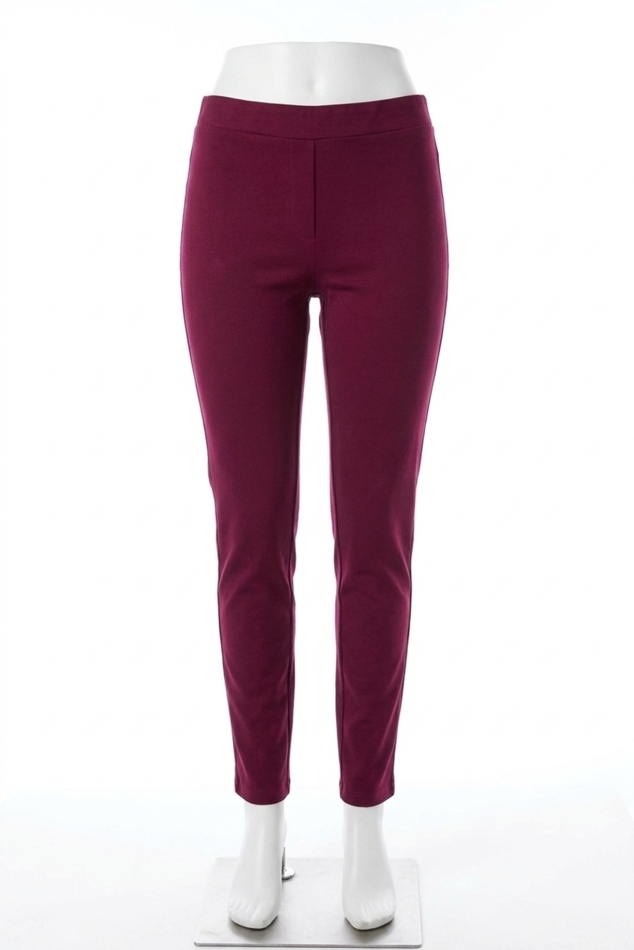 NEW DEAR SCARLETT magic high waisted skinny pants in merlot